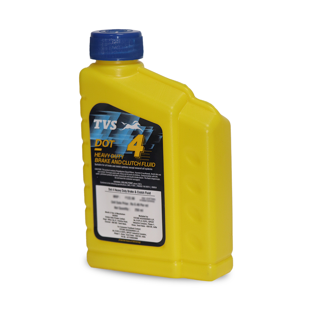 TVS DOT4 - Heavy Duty Brake and Clutch Fluid 250ml.